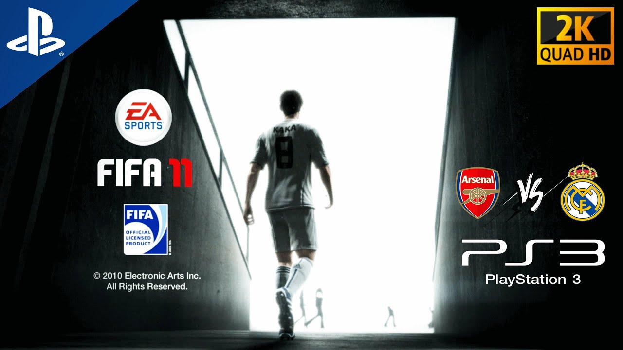 FIFA 11 (Арсенал против Реал Мадрид) — PS3 [HD] Геймплей