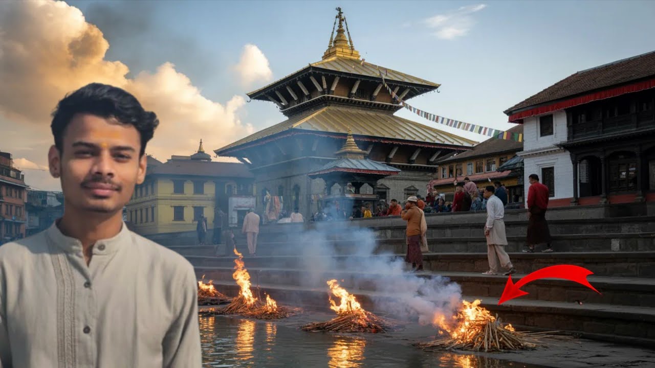 Pashupatinath temple men Vip chita 😮।। 