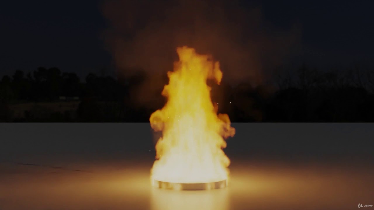 Mantaflow Fire & Smoke Simulation Guide in Blender Udemy