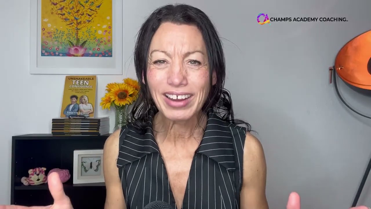 Annette Du Bois Kids and Teens Confidence Coach will help your child or teen get more confident.