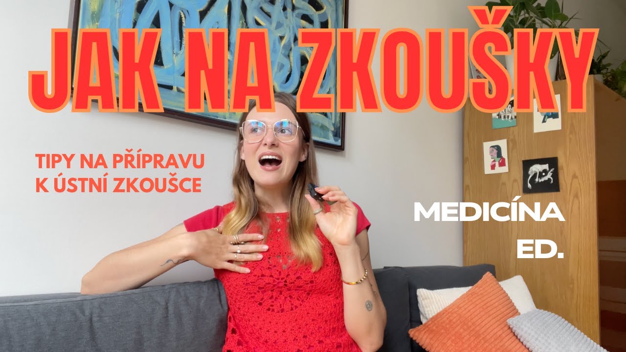 PŘÍPRAVA NA ZKOUŠKY na medicíně – TIPY (pusť si před začátkem semestru) 👩🏻‍⚕️🧠📚