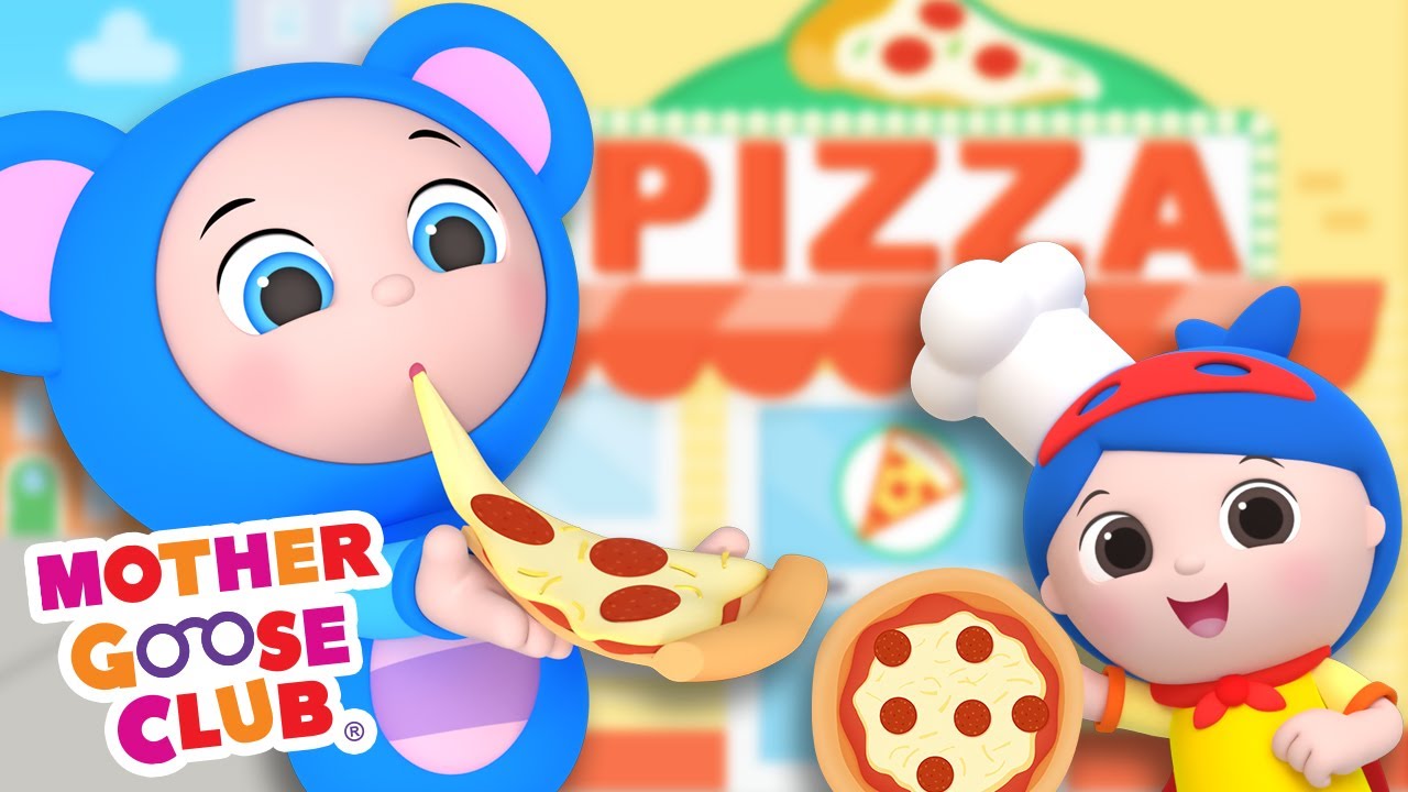 Let's Make a Pizza | Grab a Big Cheesy Slice 🍕 | Mother Goose Club Cartoons #NurseryRhymes