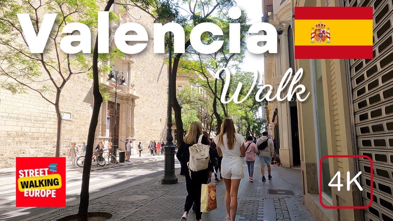 Valencia, Spain 🇪🇸 - 4K-HDR Walking Tour