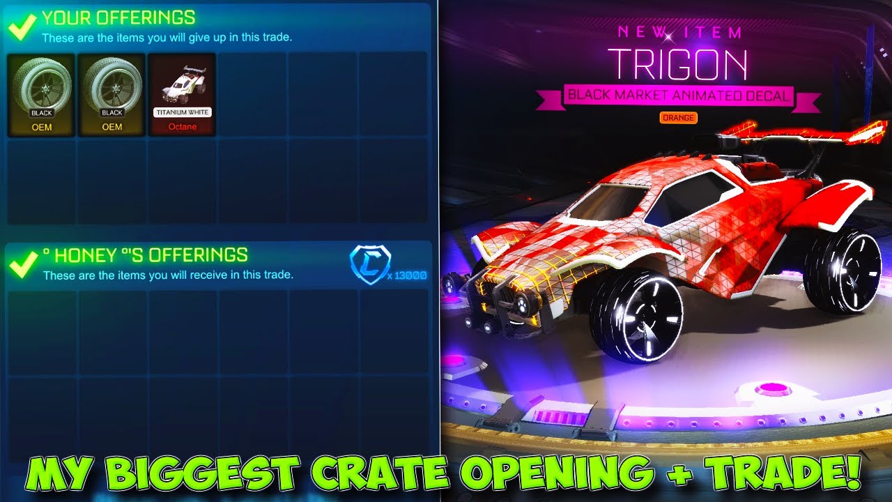 Last Week I did my BIGGEST Crate Opening of 2020... | Rocket League Highlights & Best Moments!