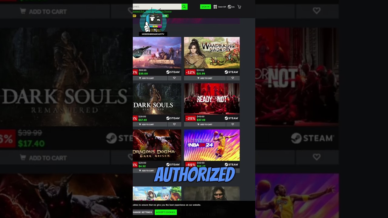 Получите потрясающие предложения по играм от Green Man Gaming!