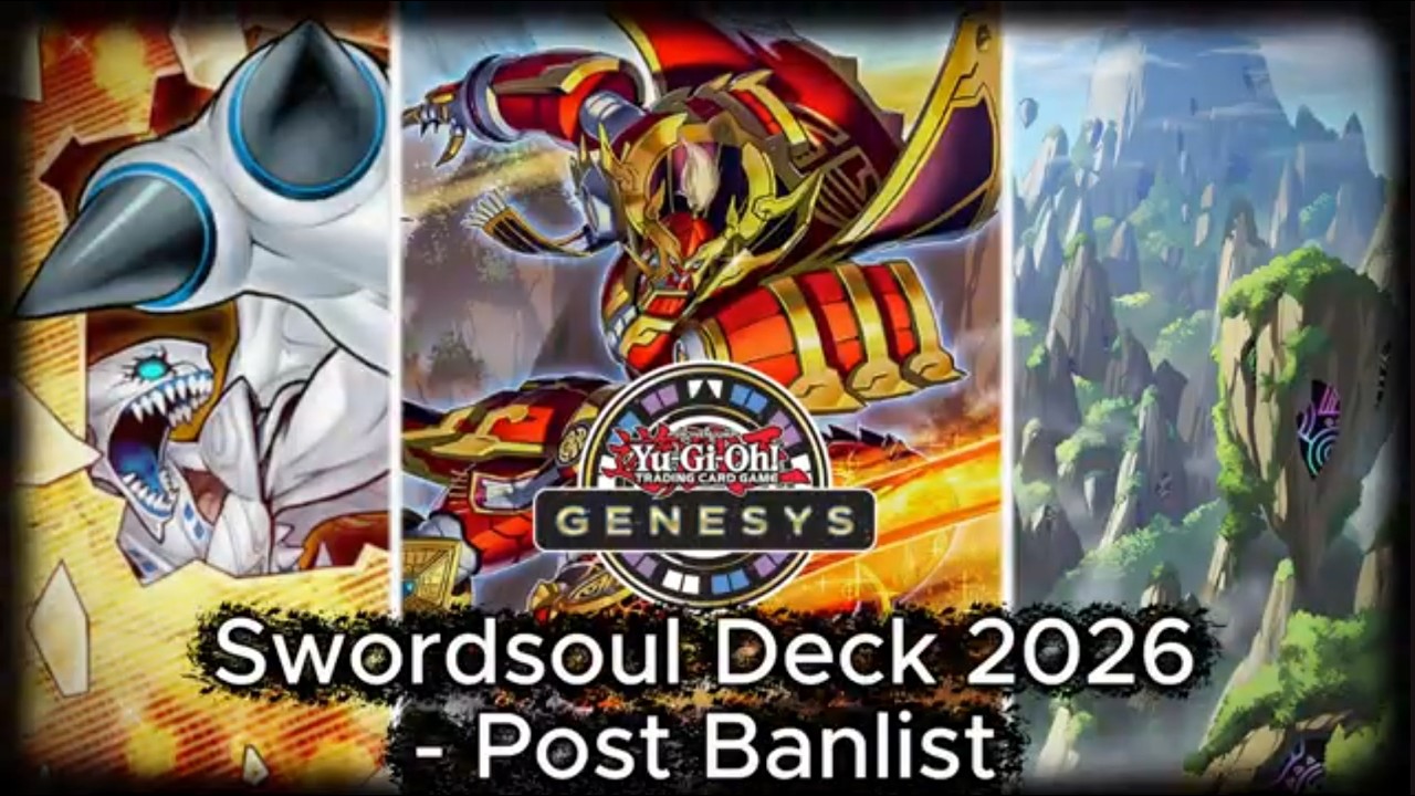 Колода YuGiOh Genesys Swordsoul 2026 — список после публикации