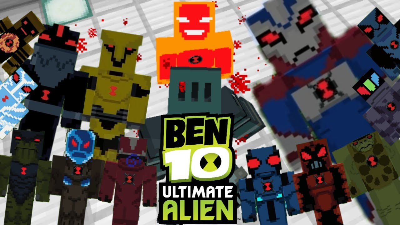 Minecraft Ben 10 Мод Витрина Часть 3 (Ultimate Alien: The Ultimatrix)
