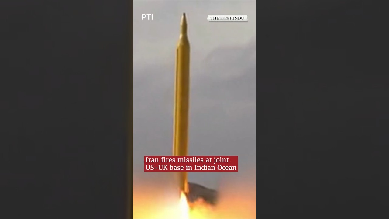 Iran fires missiles at joint US UK base in Indian Ocean