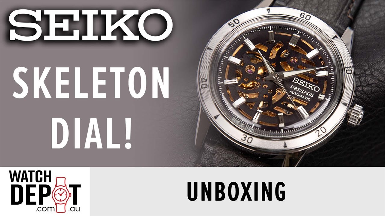 Could this be your NEXT WATCH? Seiko Presage Style 60s SSA461J Skeleton Dial Unboxing