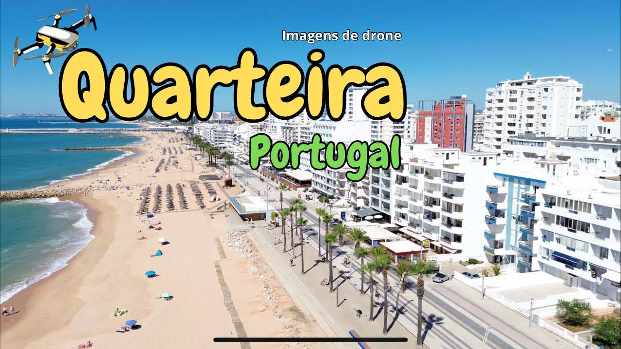 QUARTEIRA - Voo de DRONE nesta bela cidade no Algarve-Portugal