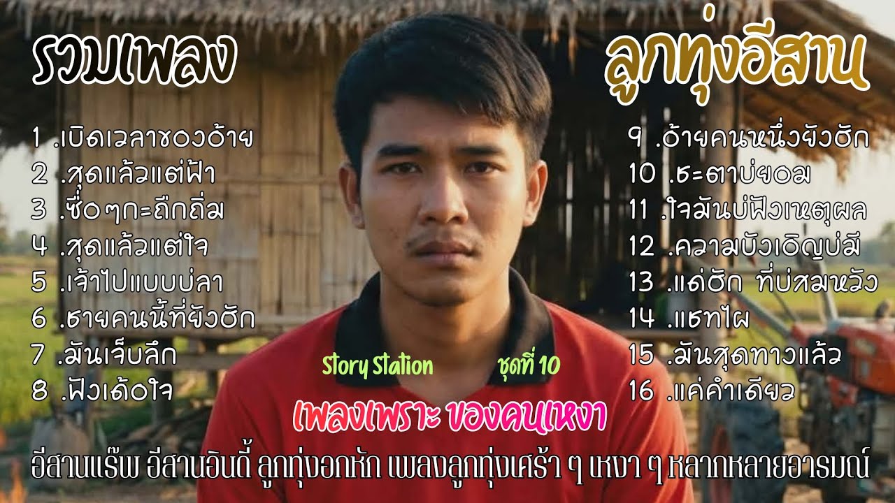 รวมเพลง ลูกทุ่งอีสาน เพลงเพราะ ของคนเหงา ชุดที่ 10 หลากหลายอารมณ์ความเสียใจ 