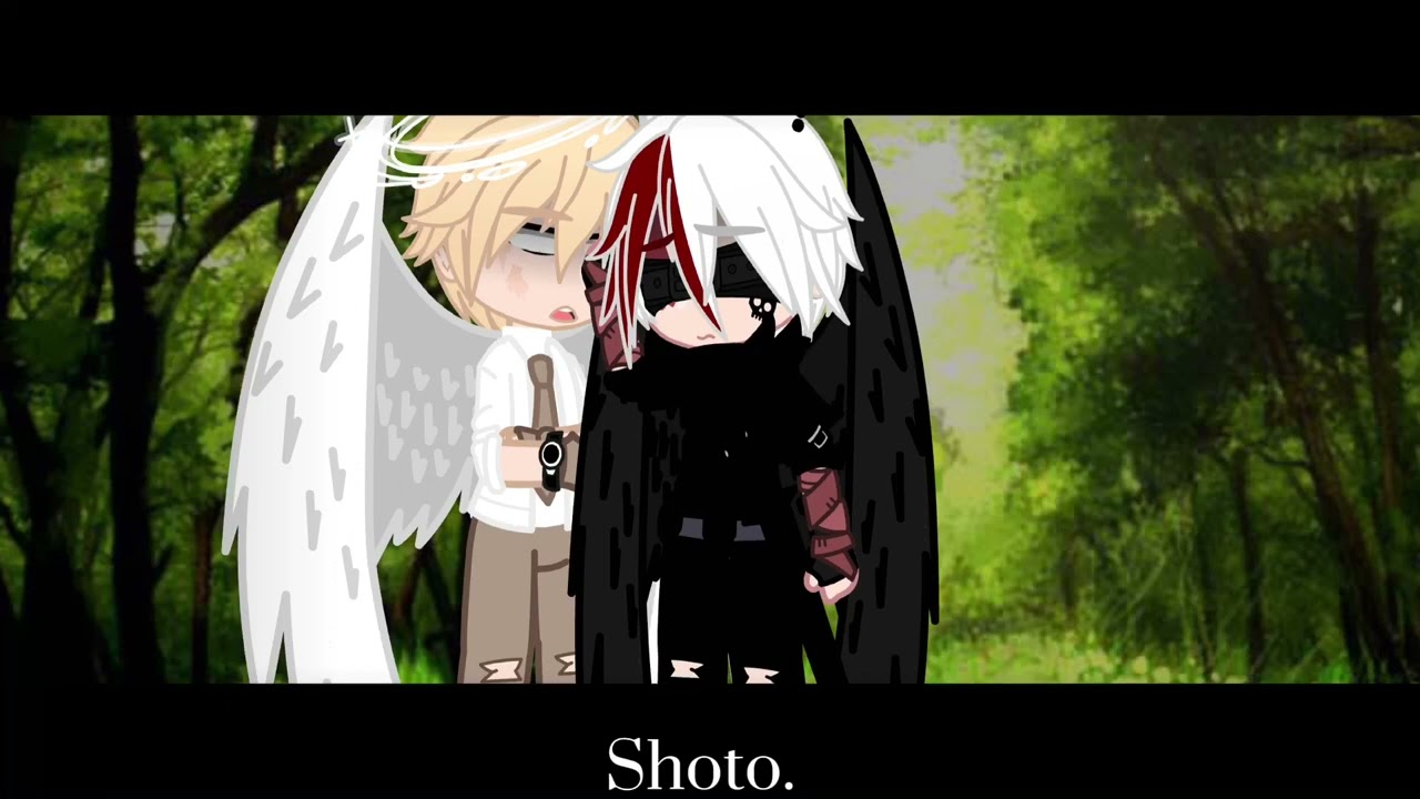 Angel Au || Angel Bakugo/Angel Todoroki? || skit ||