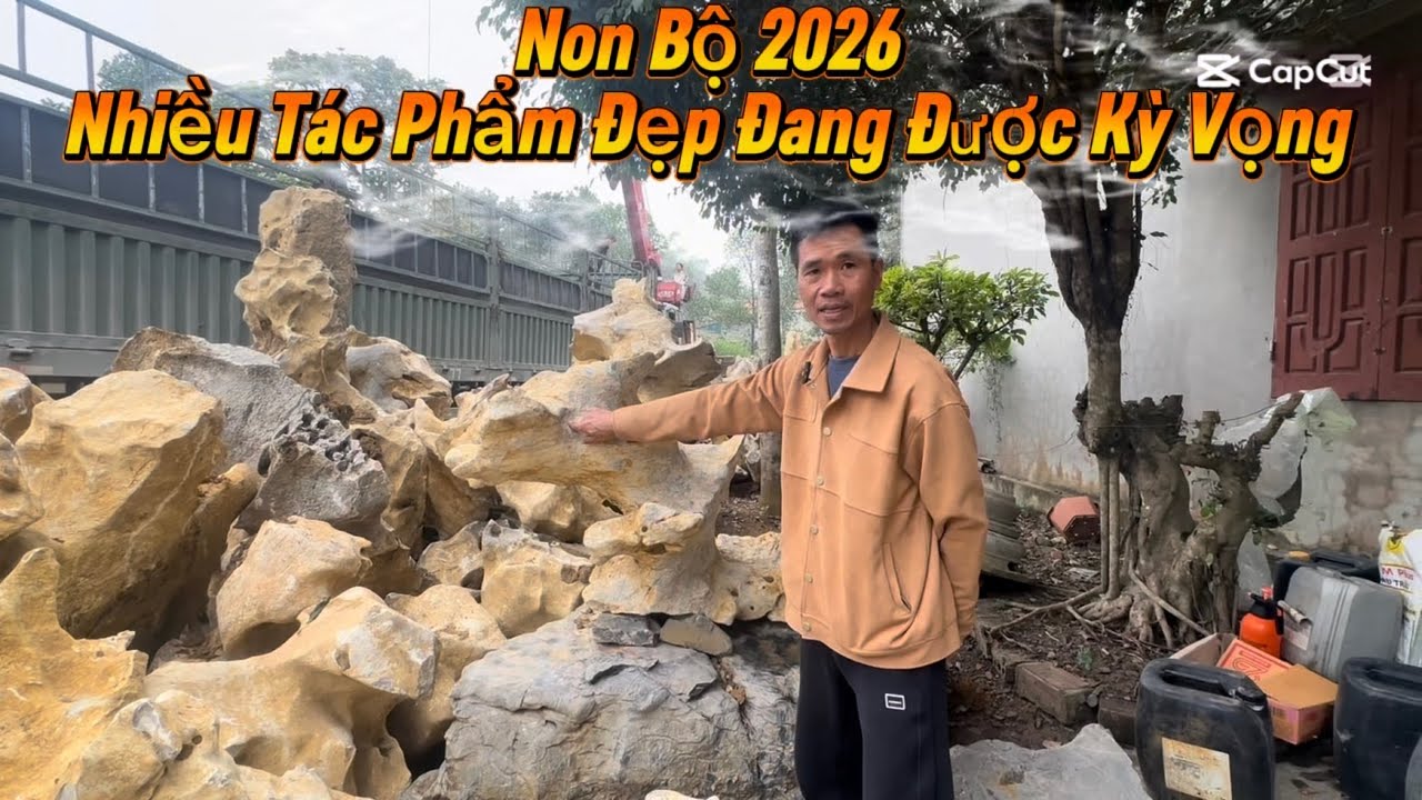 Đá Lũa Ninh Bình – Nhập Lô Mới Về Hà Nội Phục Vụ ae làm Tiểu cảnh , Non Bộ#nonbo#bonssaiart88#dacanh