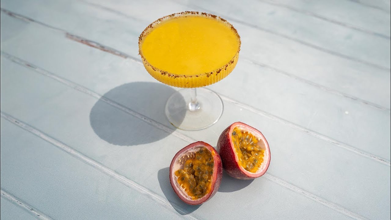 Summer Cocktail | Mango & Passion Fruit Chilli Margarita