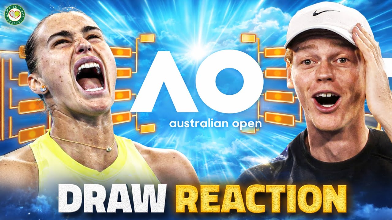 Sinner & Djokovic SAME HALF! | Australian Open 2026 Draw Reaction | GTL Tennis Podcast