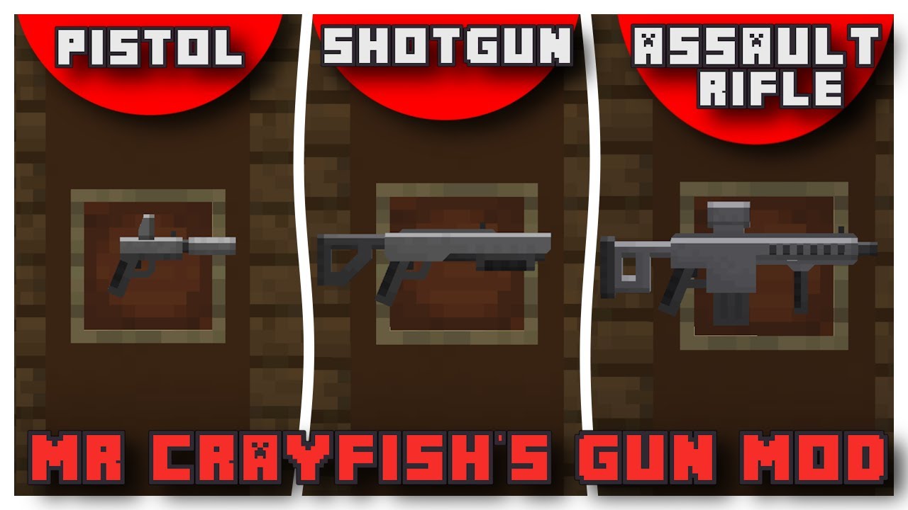FULLY CUSTOMIZABLE GUNS in Minecraft ! (Mr.CrayFish's Gun Mod 1.20.1)