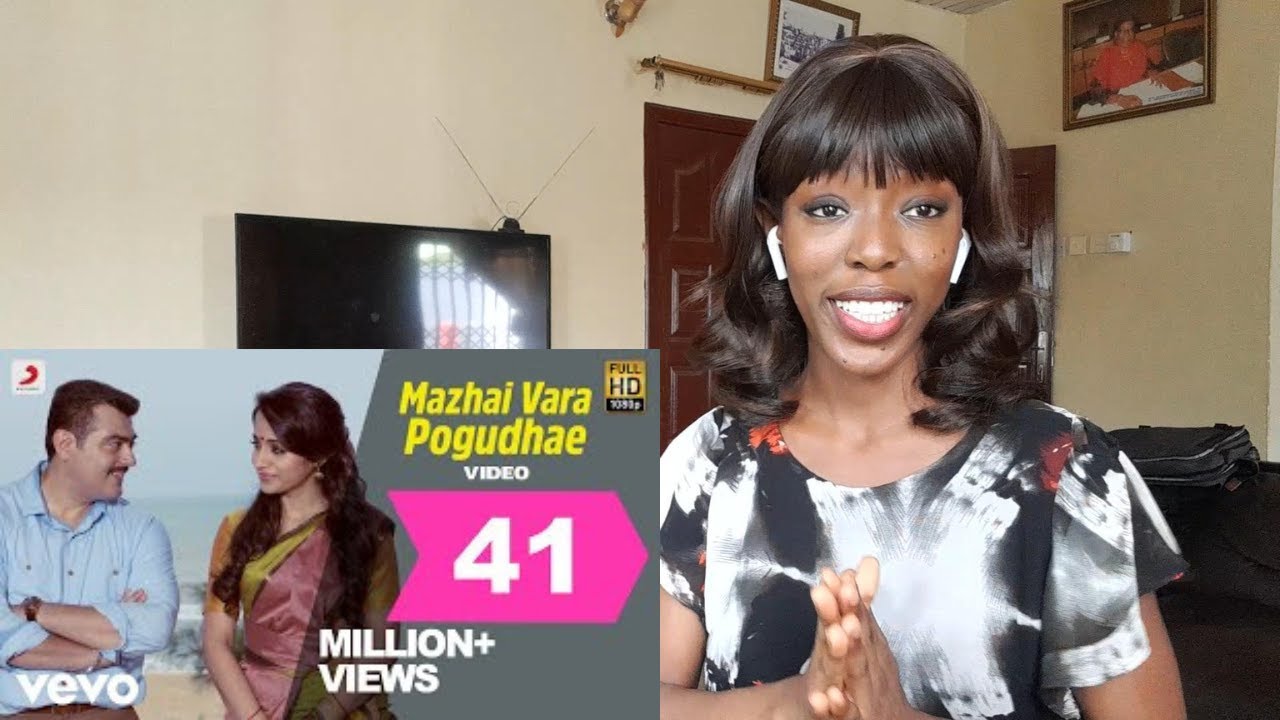 African Girl Reaction to : Yennai Arindhaal - Mazhai Vara Pogudhae Video | Ajith , Harris Jayaraj