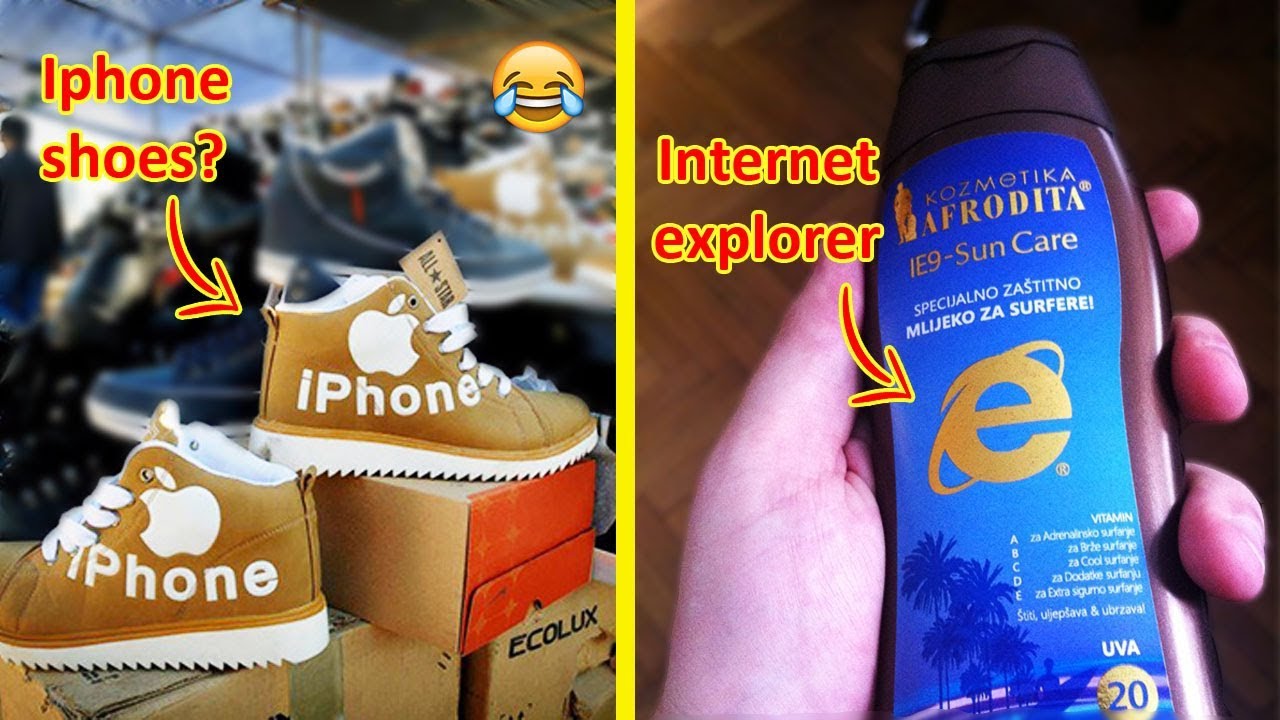 Hilarious Products From China That Doesn't Care About The Brands