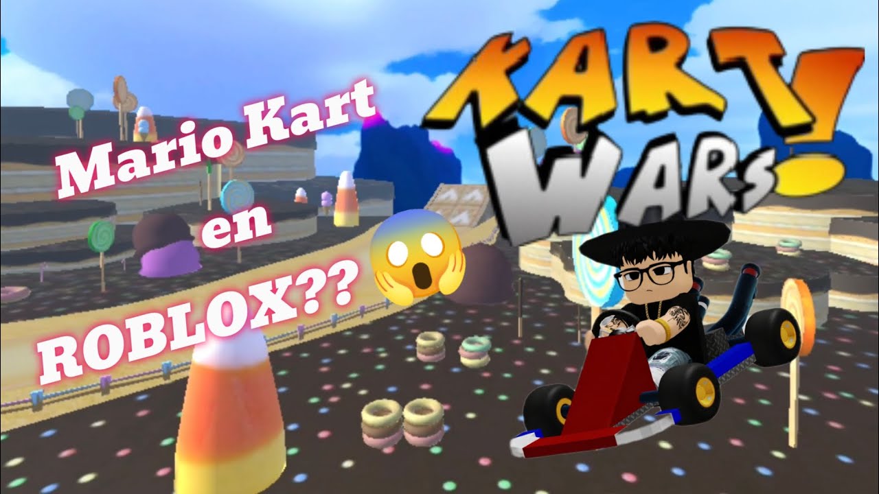 MARIO KART EN ROBLOX? 😱🥳 JUGANDO UNA CARRERA 