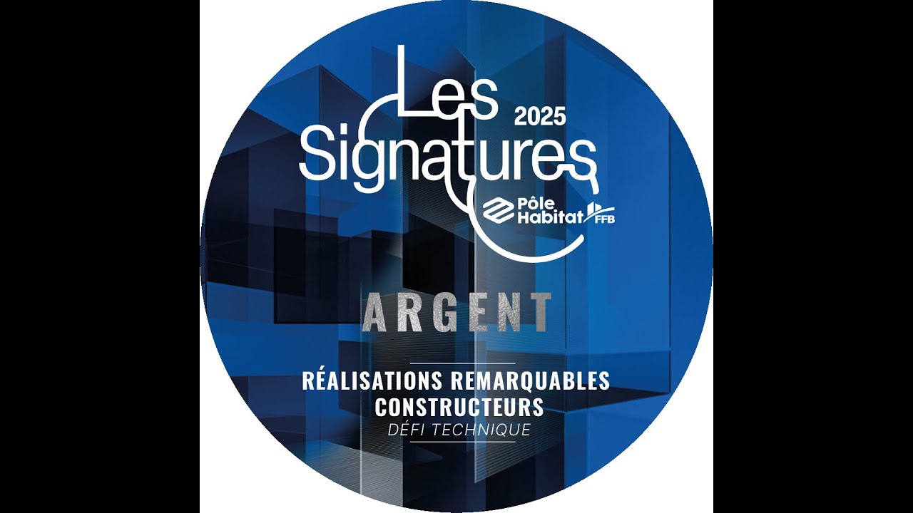 Médaille d'Argent - REAL. REMARQUABLES CONSTRUCTEURS - DEFI TECHNIQUE - ALSACE CONSTRUCTION