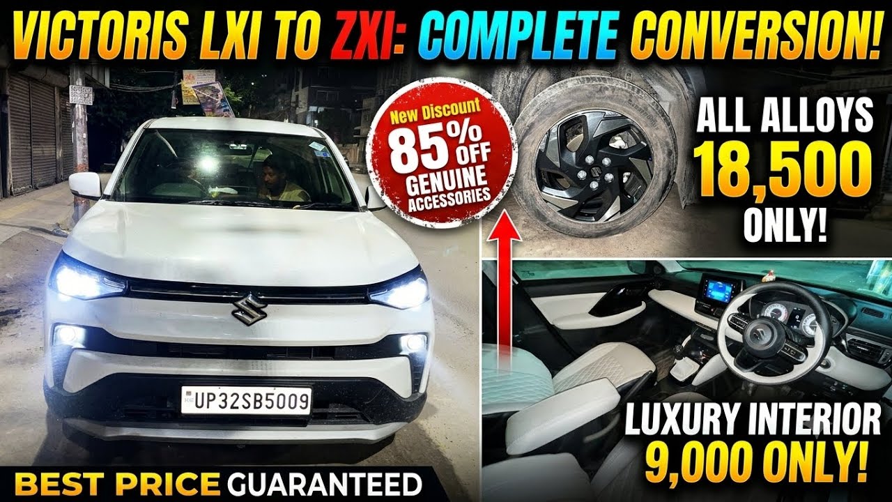 victoris lxi to zxi modified with price | victoris base to top modified | victoris modified