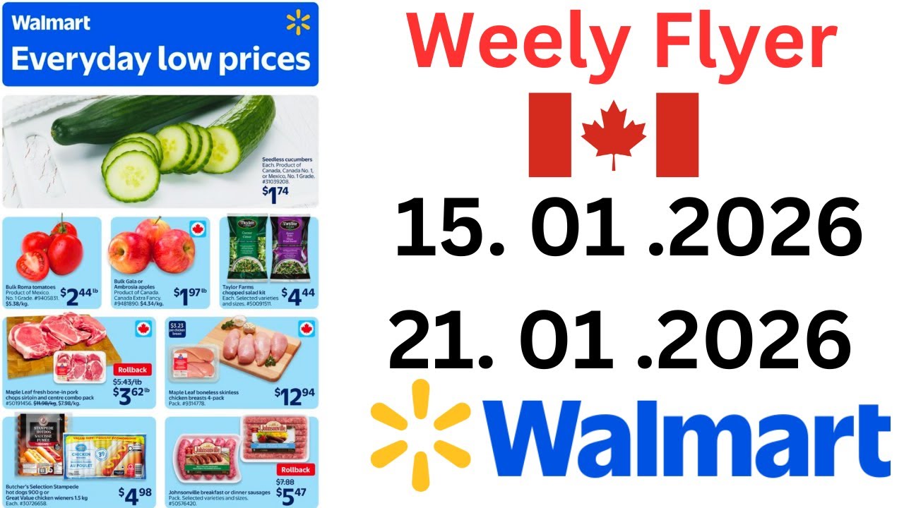 Walmart Weekly Flyer January 15 to 21, 2026 | Canada