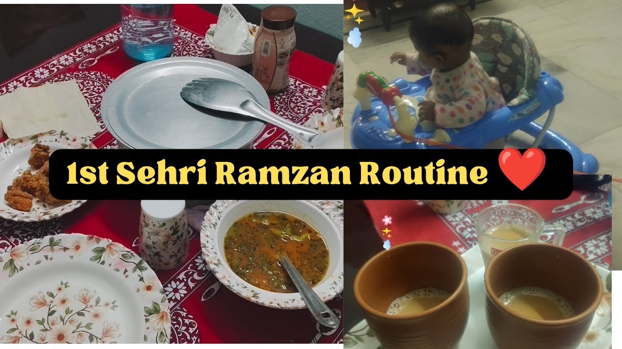 Pehli sehri Ramadan Routine ❤️ | Hyderbadi couple routine #hyderbadicouplevlogs