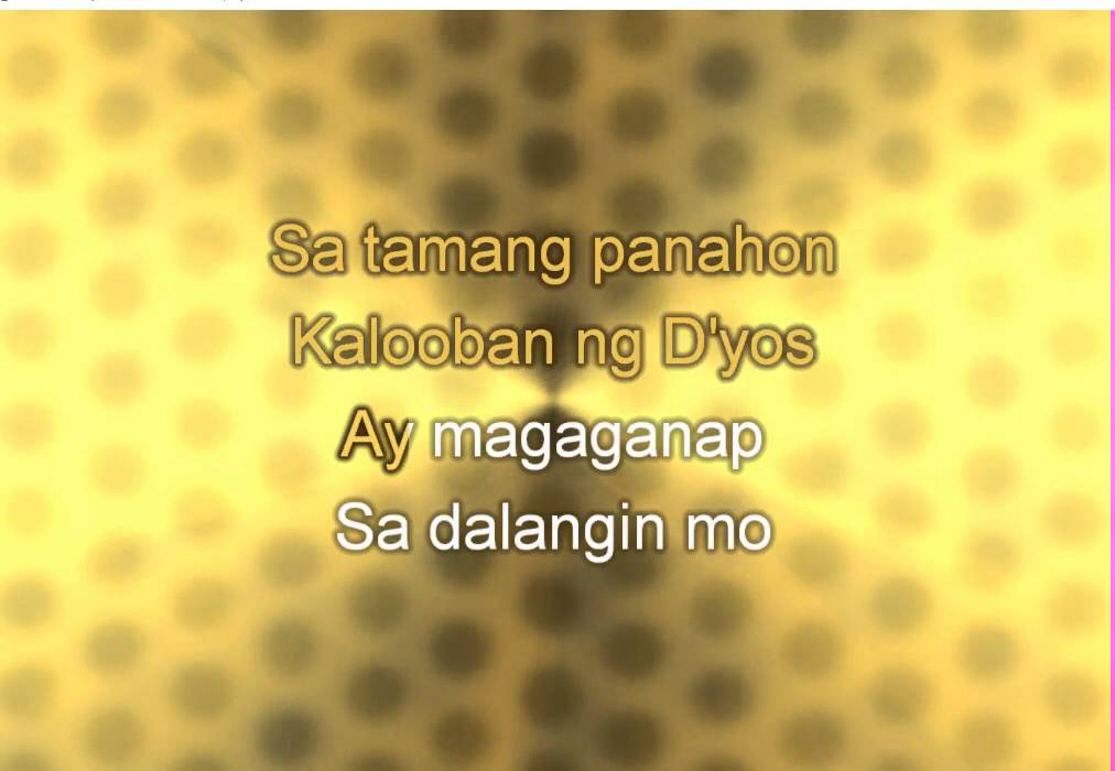 Sa Tamang Panahon (Instrumental Minus One Karaoke Version)