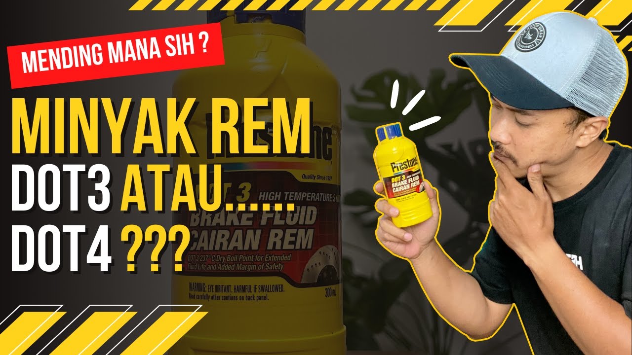 🔴MINYAK REM DOT3 VS DOT4 ❗❗❗