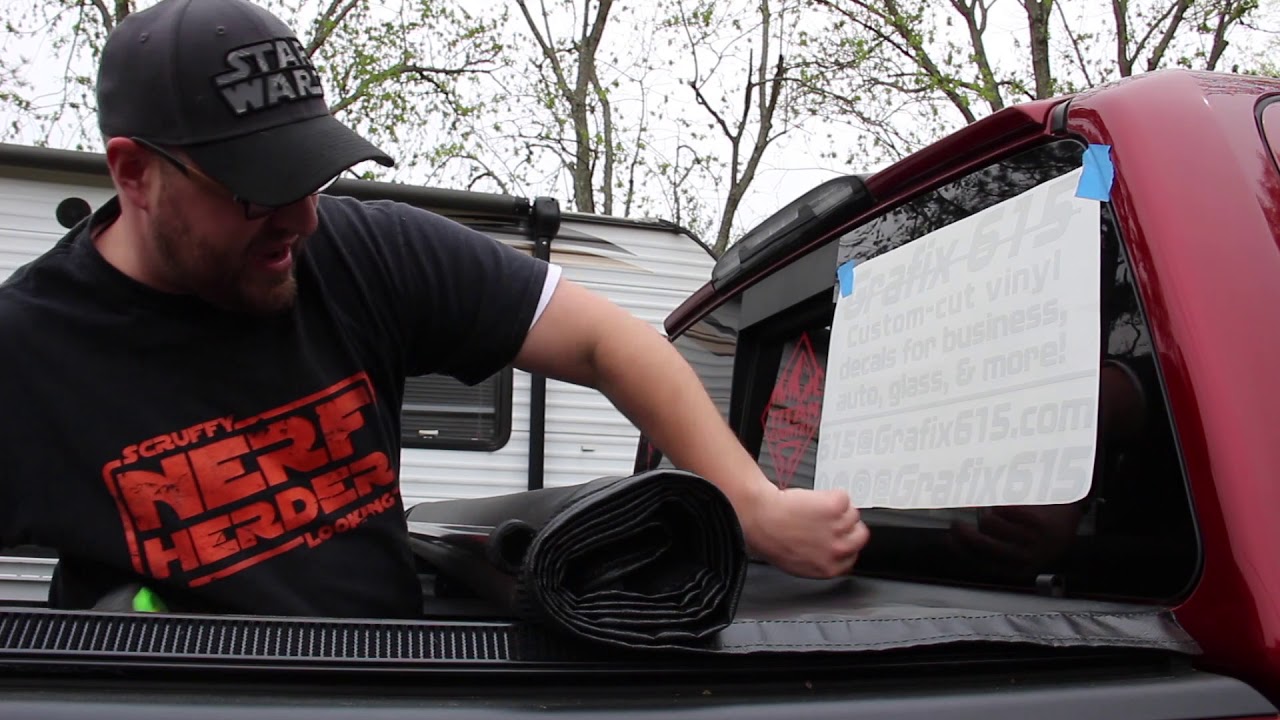 Installing Large Vinyl Graphics to Glass or Other Surfaces with Grafix615 Custom Designs