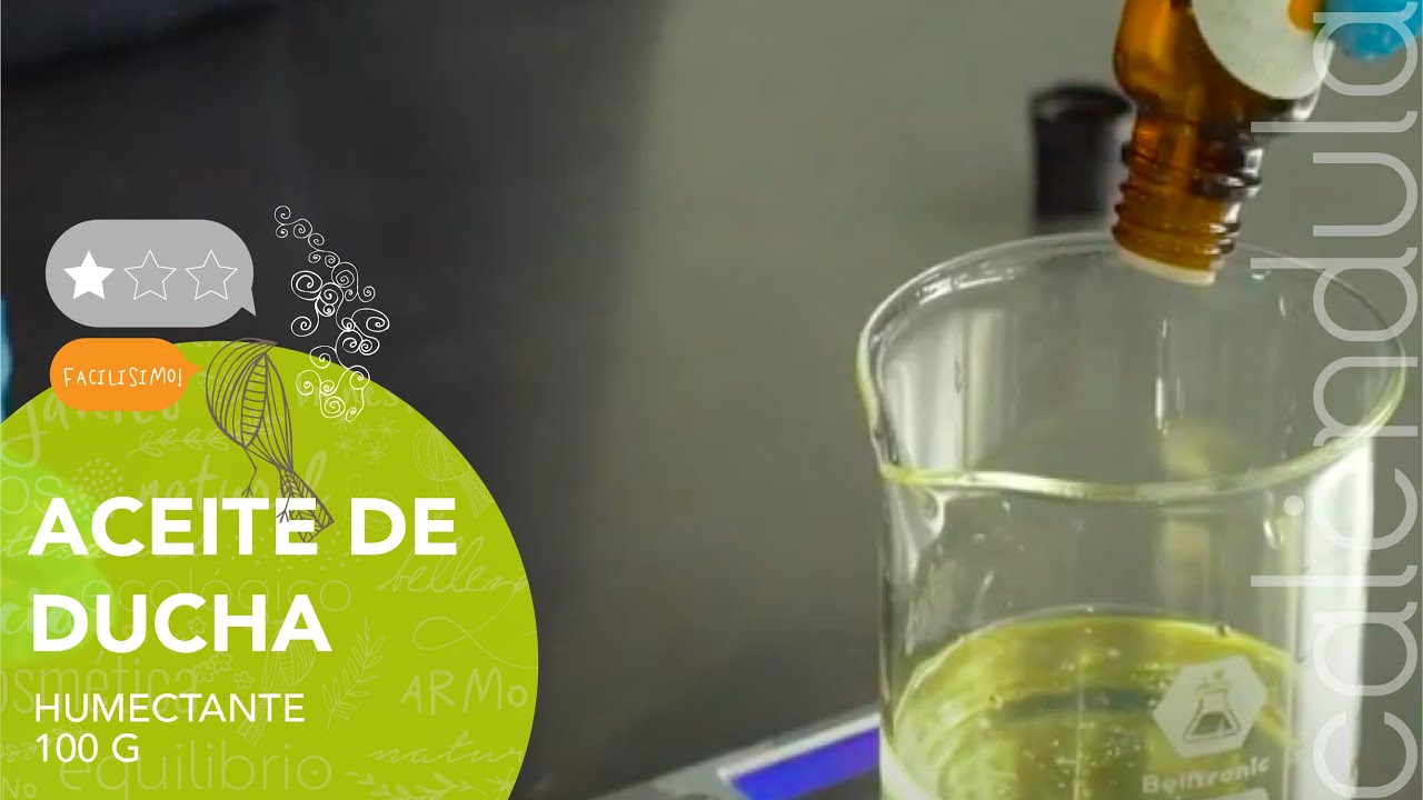 ¡Nueva #receta! Aceite de ducha humectante 100g