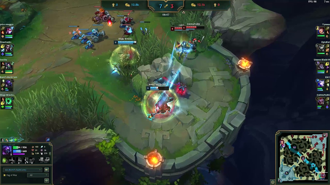 Jax Thresh bot lane OP as well