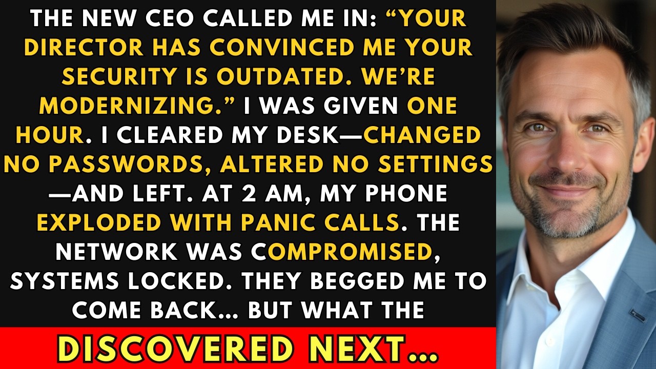 My Director Told The New CEO I Was Obsolete - Then Hackers Stole $50 Million | Office Revenge