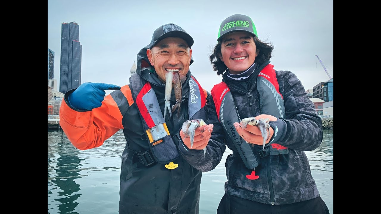 Uncut Puget Sound Squid Fishing with Captain Paul Kim🦑