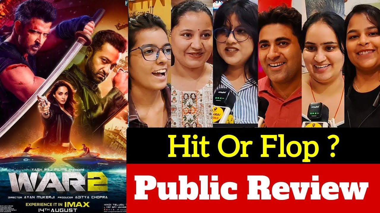 War 2 Movie Review | War 2 Public Review | War 2 Public Reaction | War2 Hit Or Flop Review| War2 