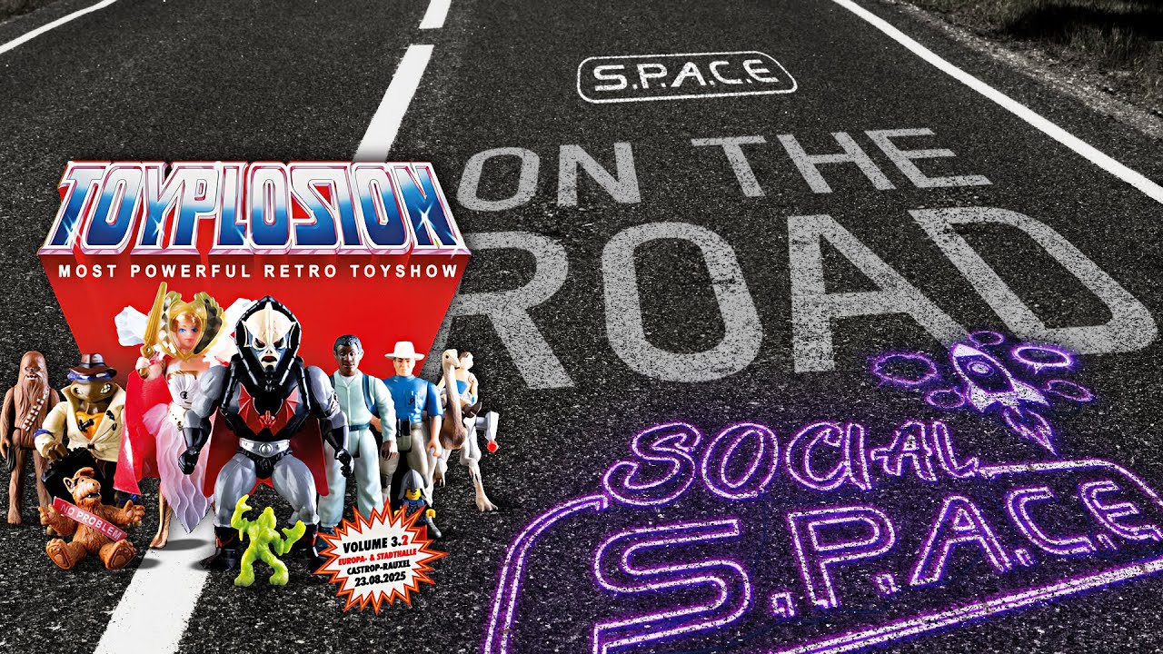 Toyplosion 2025: Booth Tour, Unboxing, Interviews & Quiz | S.P.A.C.E on the Road | space-figuren.de