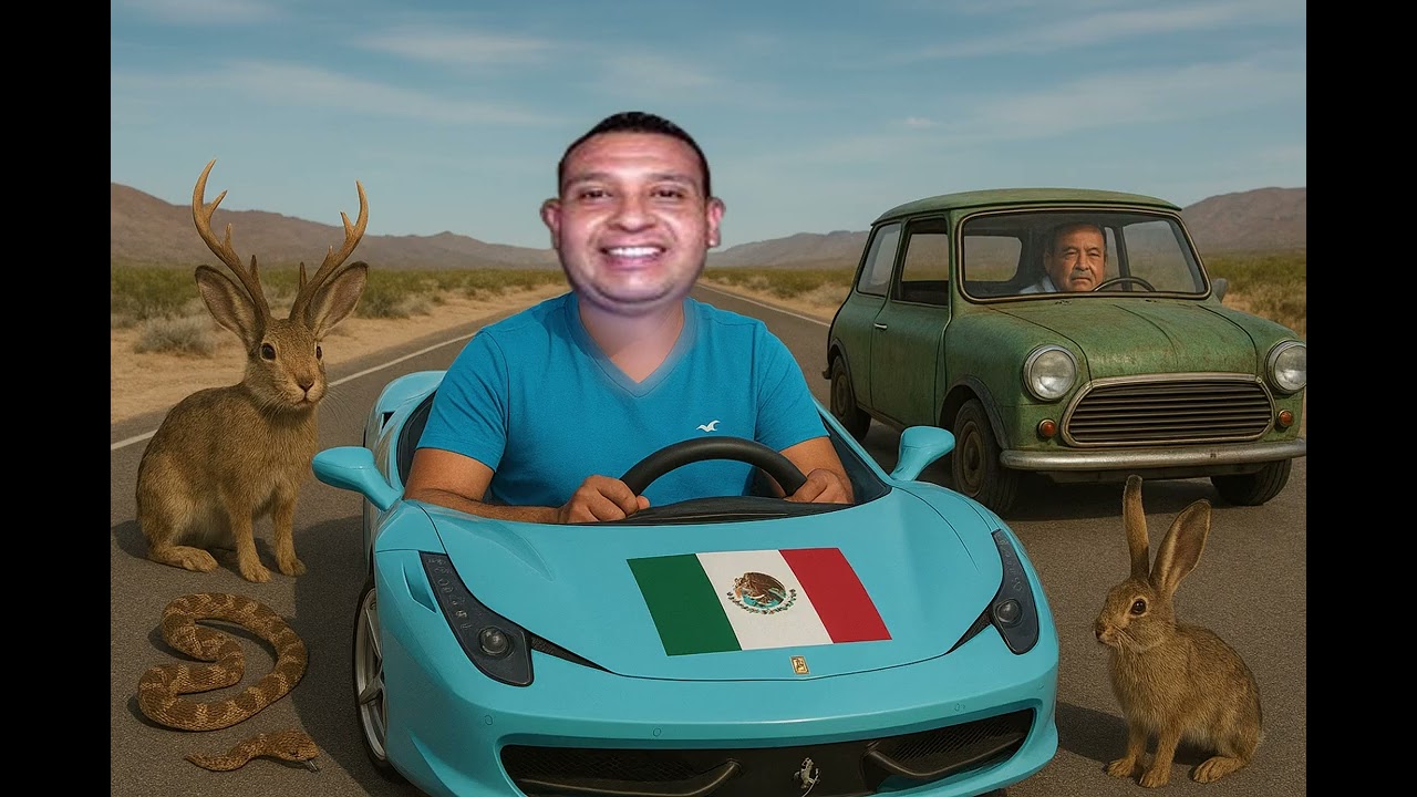 Hector Drives a Ferrari