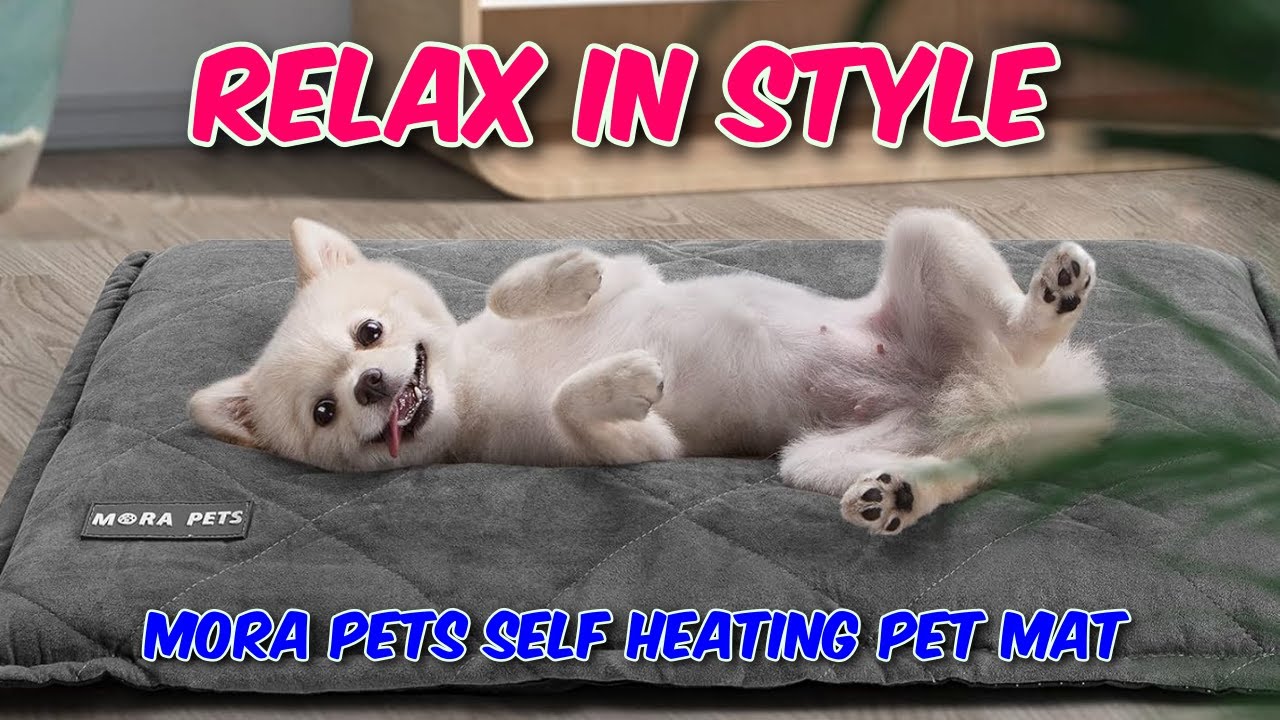 Relax in Style  -  MORA PETS Self Heating Pet Mat