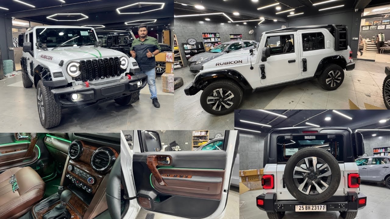 Mahindra Thar Roxx From Jharkhand For Modification | Bumper | Grill | Ladder | Box | Bharat Car