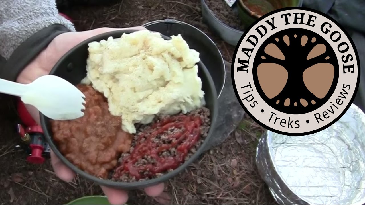 Dehydrating and Rehydrating a meal of Baked Beans, Potatoes and Hamburger
