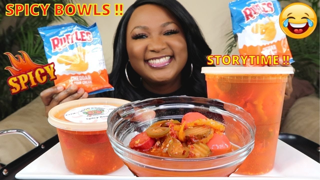 WHERE HAVE YOU BEEN ? FLORIDA SPICY BOWL MUKBANG , TIKTOK VIRAL FOOD TREND !!