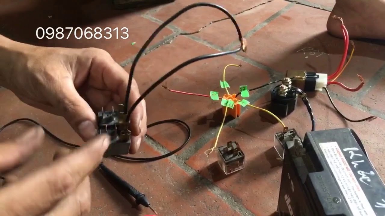 Video 247 cách kiểm tra rơ le 4 chân và 5 chân