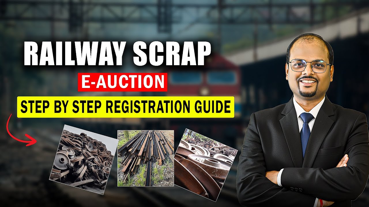 Indian Railway Scrap Auction | IREPS Registration & Bidding Process 2025