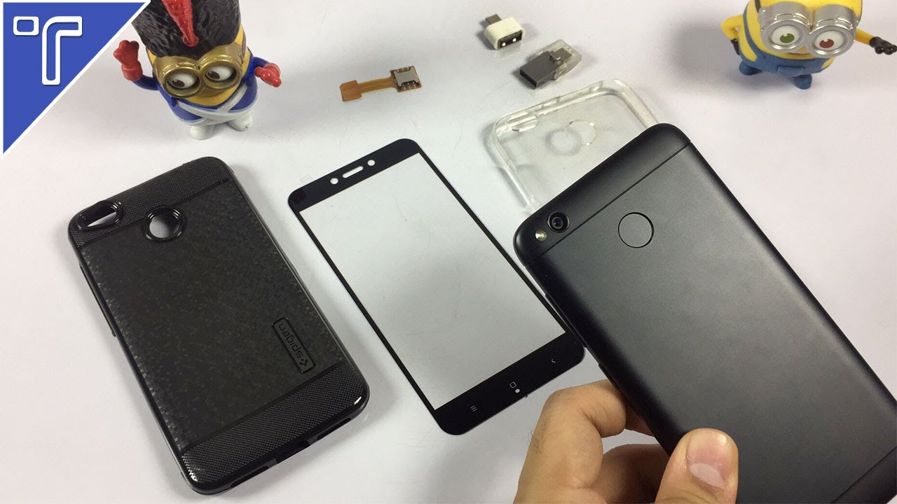 Redmi 4 (OTG , Cover , Tempered Glass) Accessories | Techniblogic