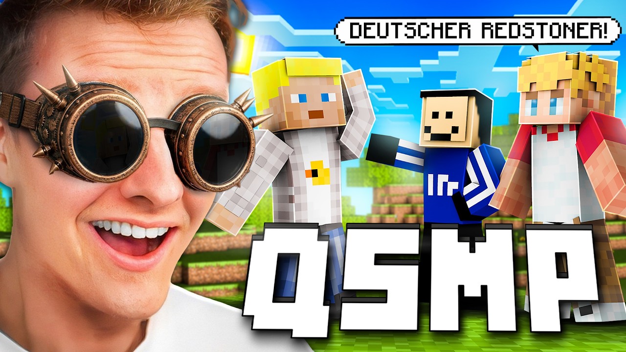 ICH JOINE DEM GRÖßTEN INTERNATIONALEN MINECRAFT SERVER 🔥 QSMP 2