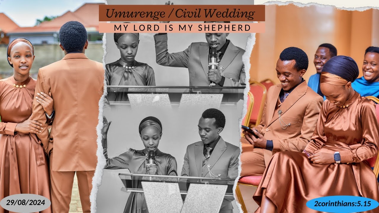 UMUNSI UKOMEYE 😊 UKO TWAGIYE MU MURENGE | Civil Marriage | Olivier & Denyse