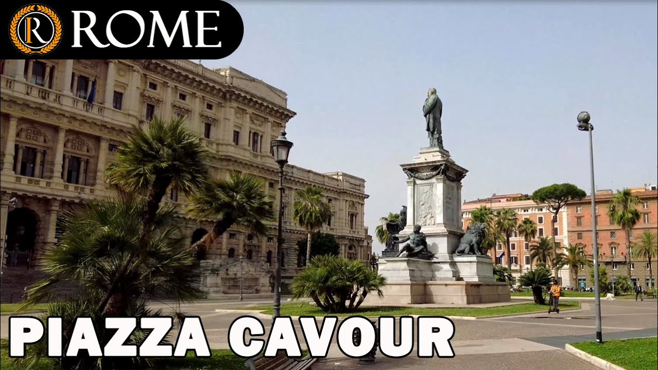 🇮🇹 - РИМ 4K ● Пьяцца Кавур
