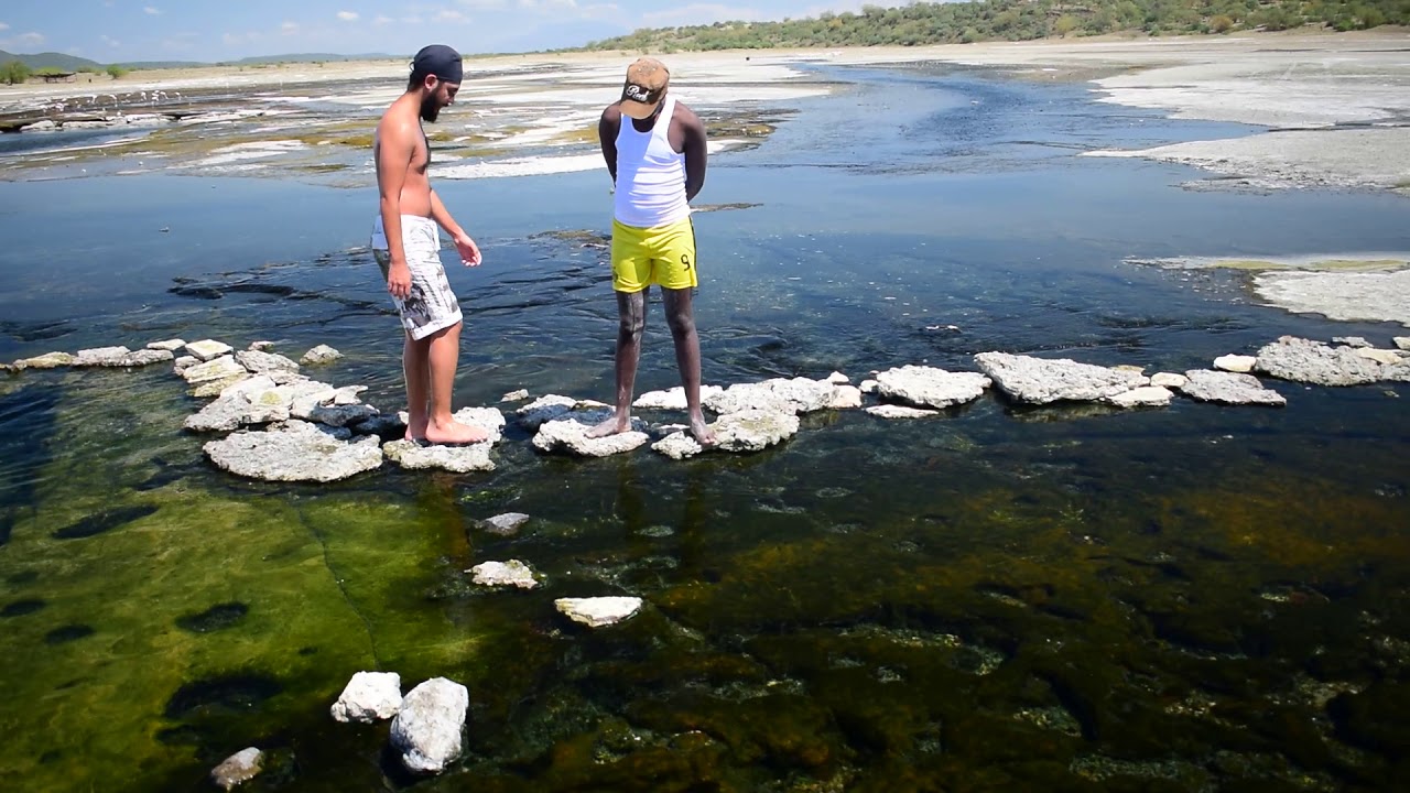 More views of the hot springs at Lake Magadi
