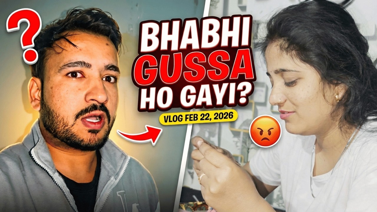 Why Is Bhabhi Angry With Me? 😳 What Happened Today…🤔
