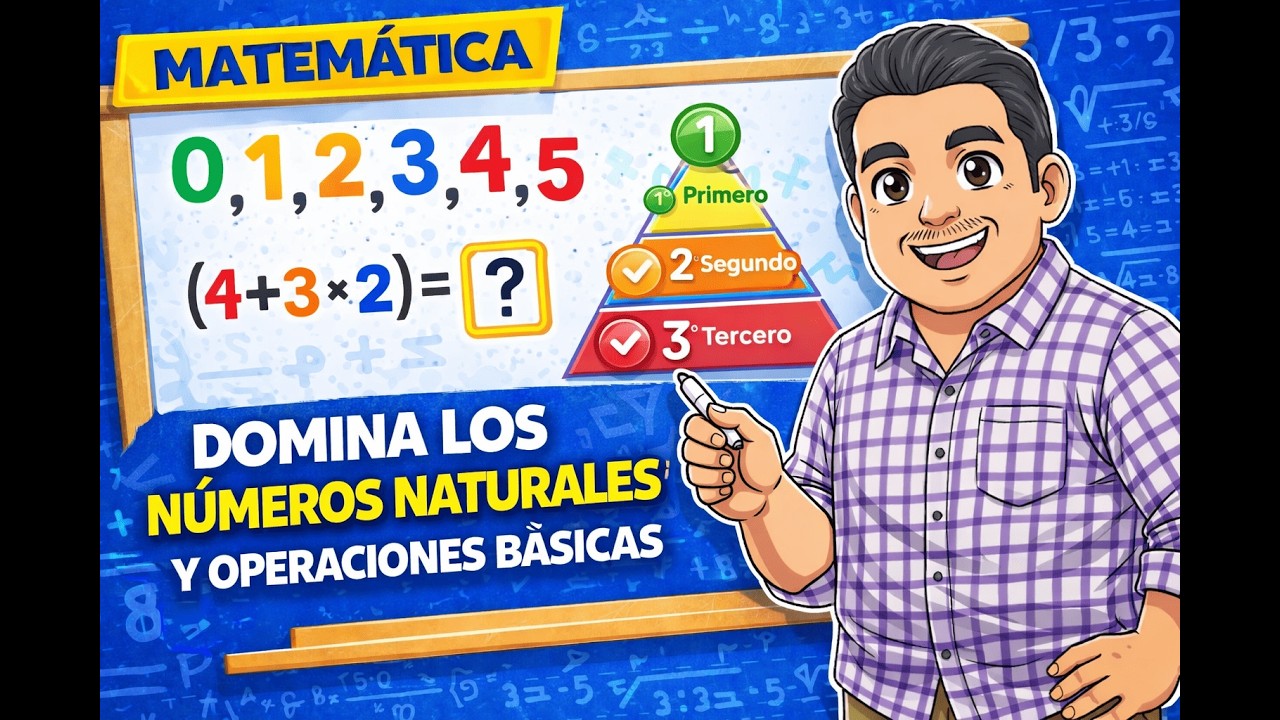 Los Números Naturales y Jerarquía - Para Primero Básico